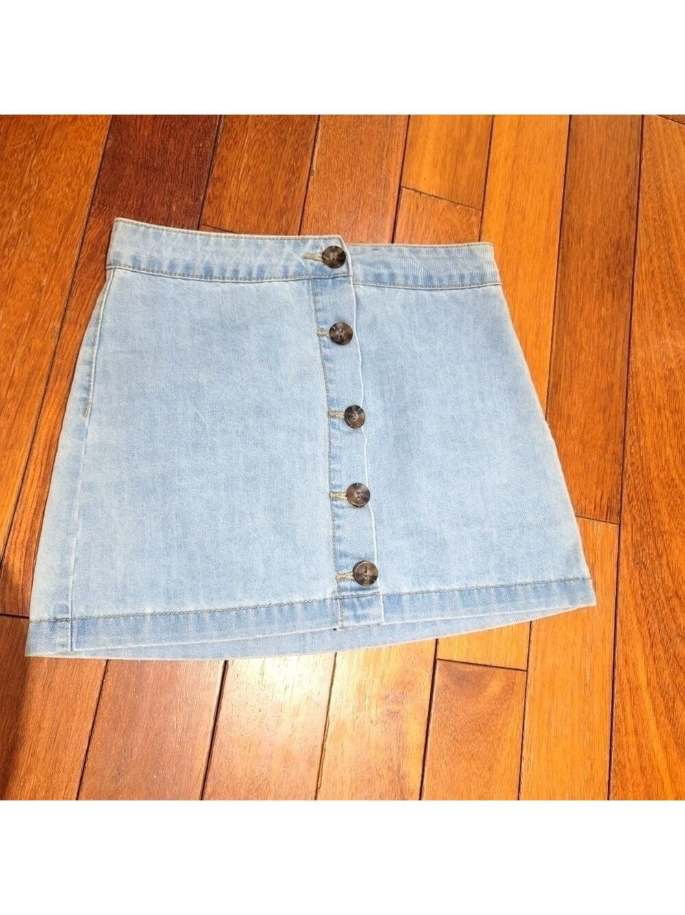 💥4 for $25💥Forever 21 button up denim mini skirt
